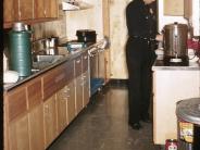 FFD Member in kitchen in the old station