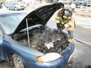 Car fire circa 2009