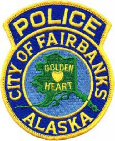 Police City of Fairbanks Ak Golden Heart Patch