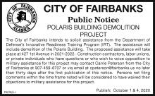 Polaris Building Demolition Project Public Notice